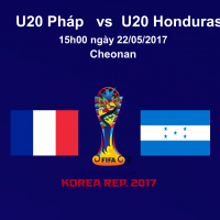 Soi kèo U20 Pháp vs U20 Honduras, 15h00 ngày 22/5